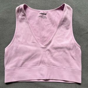Garage pink Stella cropped tank top size medium